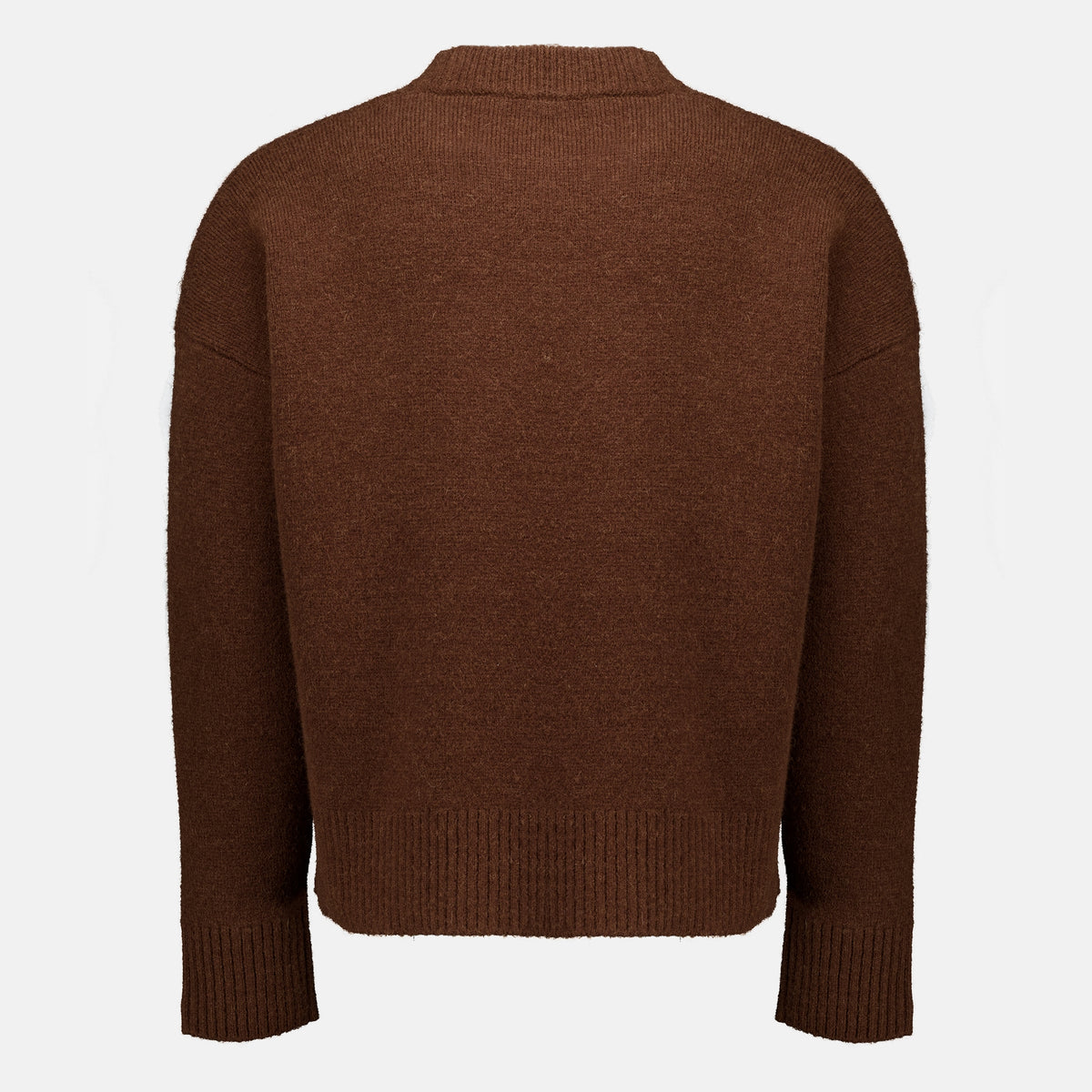 Maille Pull AMI de coeur marron Ami PARIS Marron Unisexe