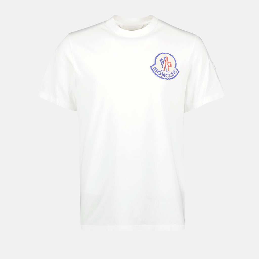 T-shirt T-shirt con logo Moncler Bianco Homme