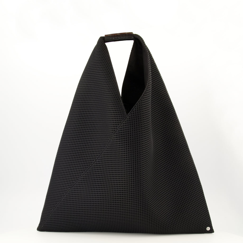 Sacs à main et épaule ブラックメッシュの日本製バッグ Mm6 Noir Femme