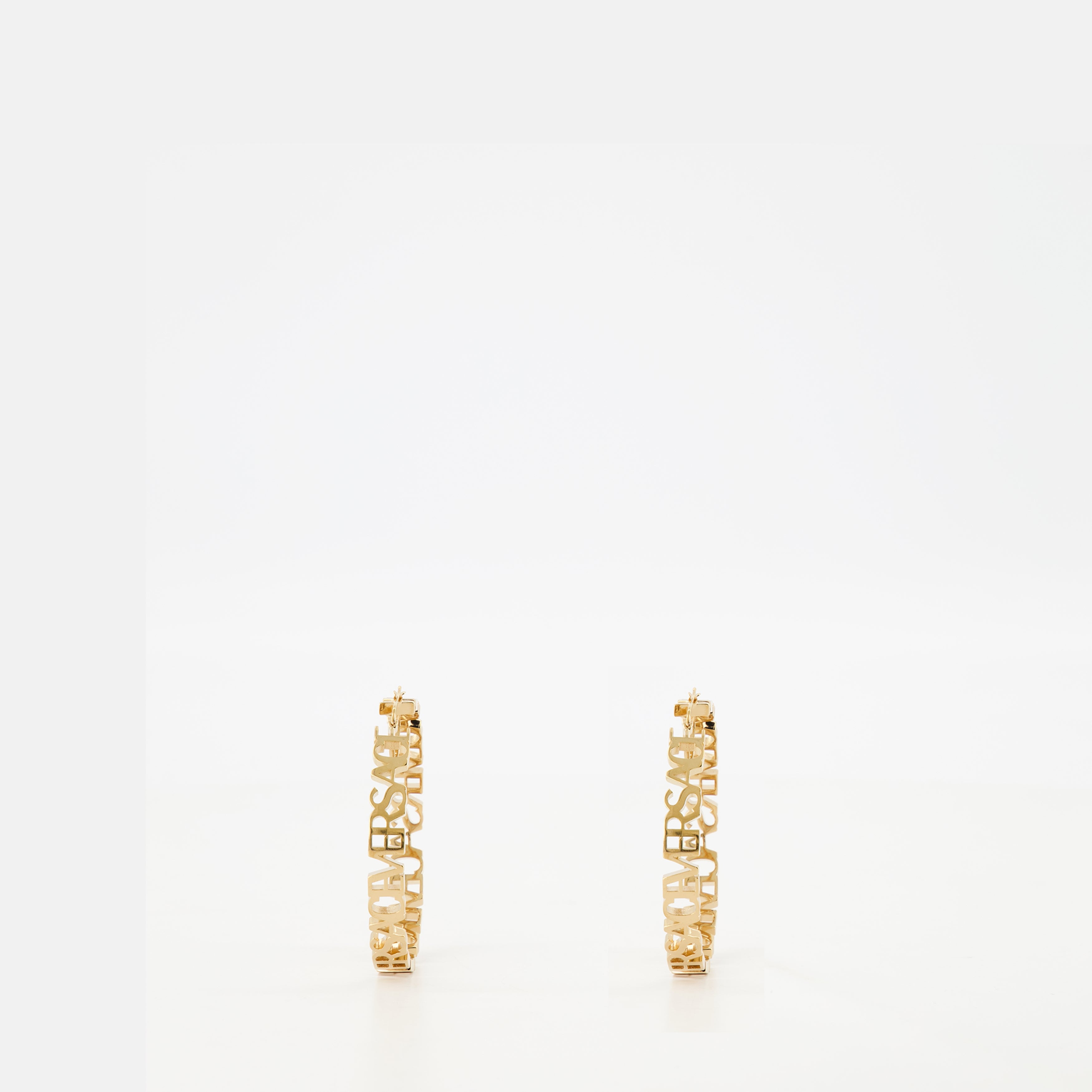 Jewelry Créoles à logo Versace Gold Femme