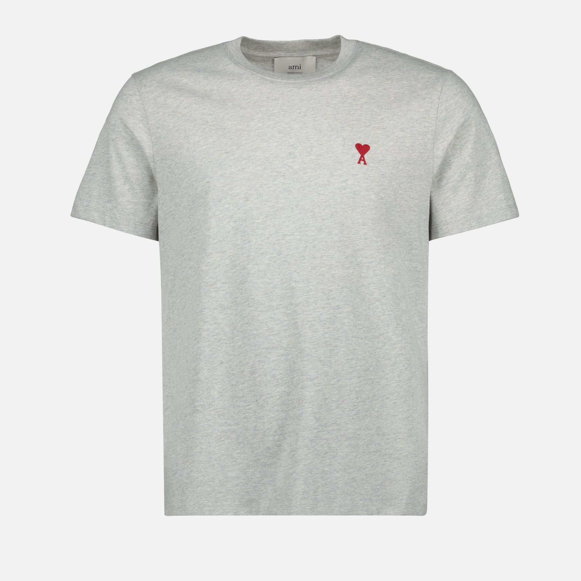 T-shirts T-shirt Ami de coeur rouge Ami PARIS Gris Unisexe