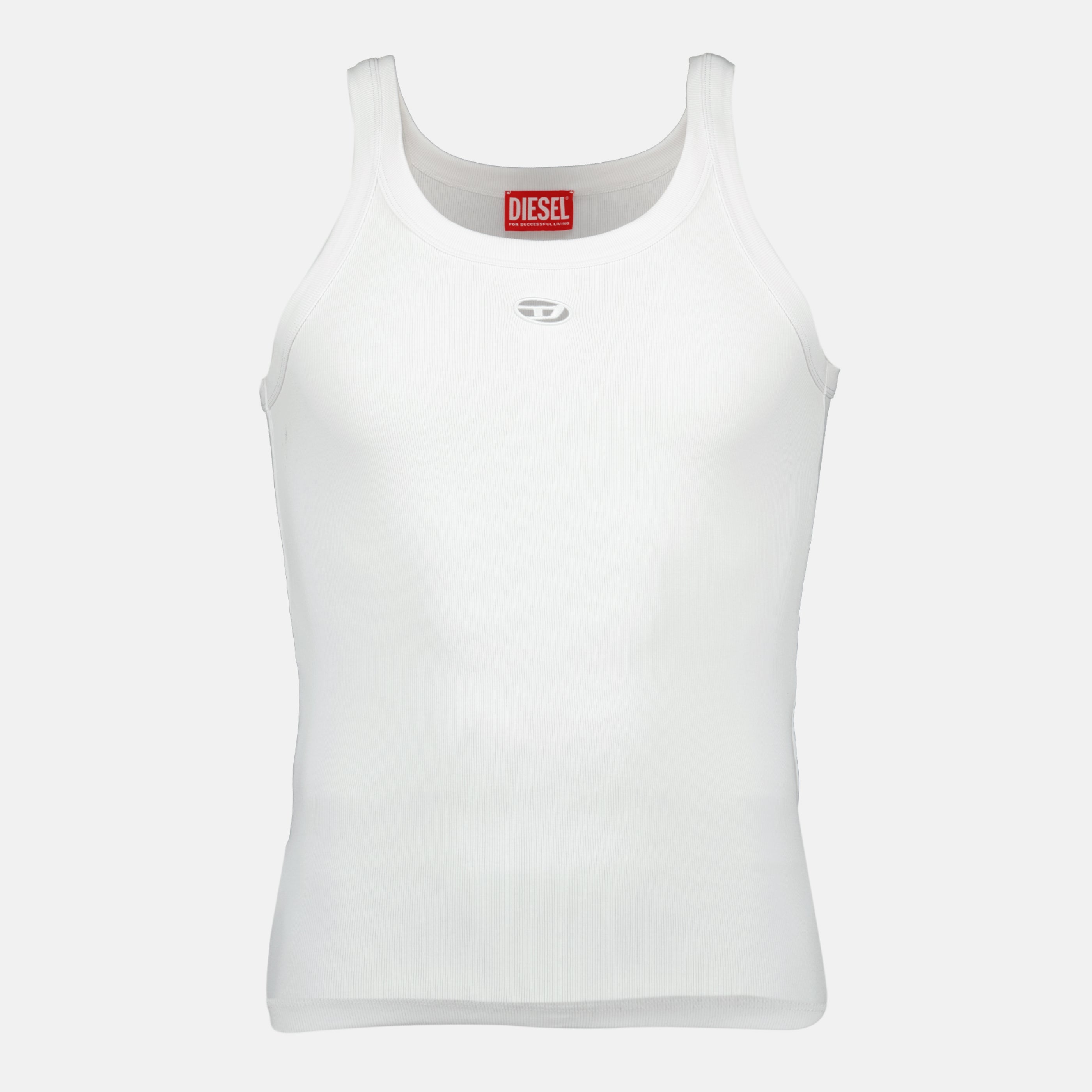 Image de l'article Débardeur T-Wide blanc de la marque Diesel pour Homme - Saison Printemps-Été 2026 - Vue de Face