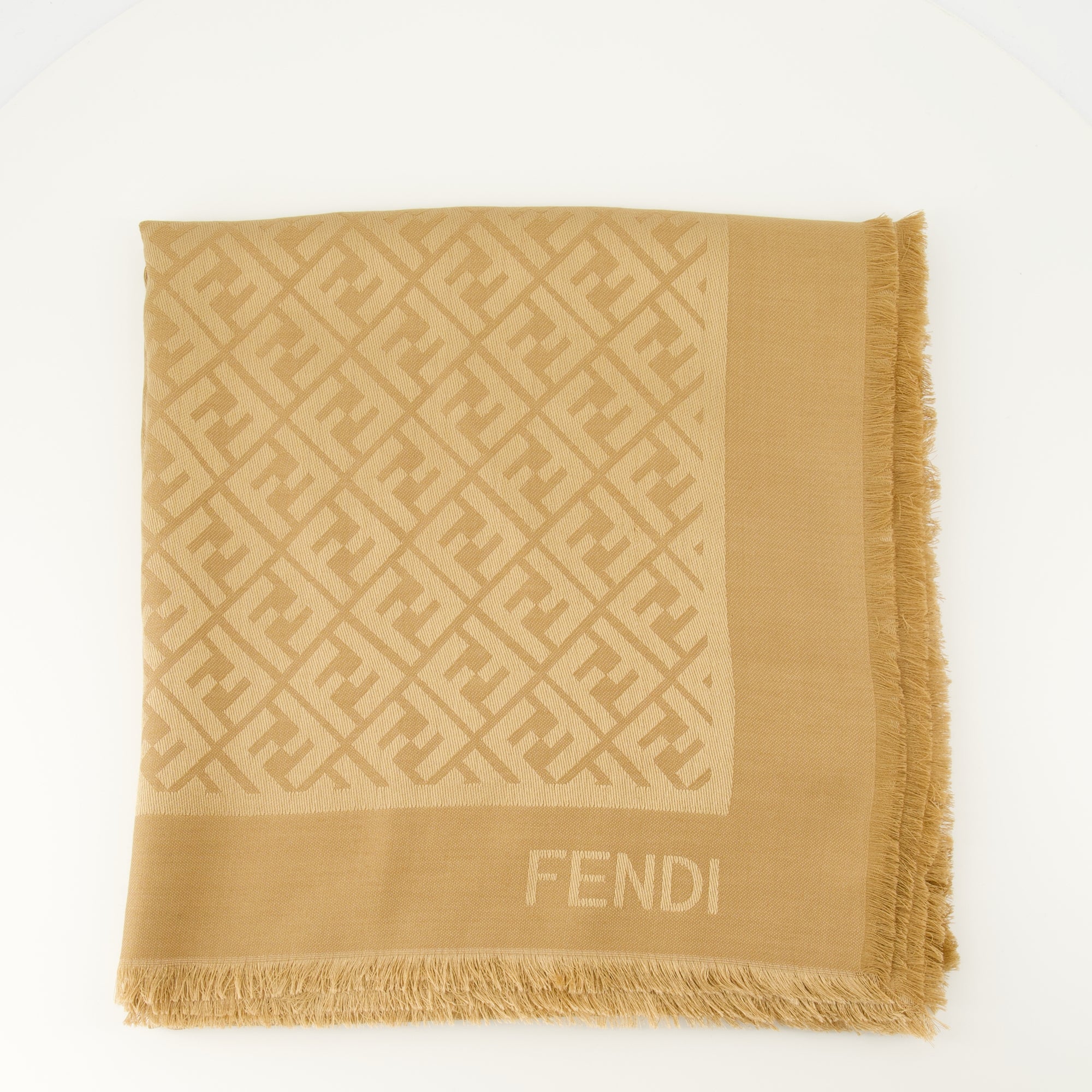 FF Silk and Wool Shawl Fendi - Women – myCompañero