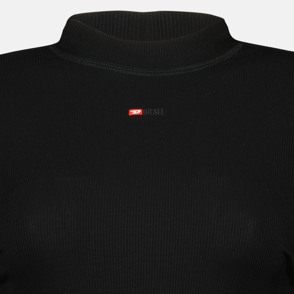 Tops Maglia Nera a Maniche Lunghe Diesel Noir Femme