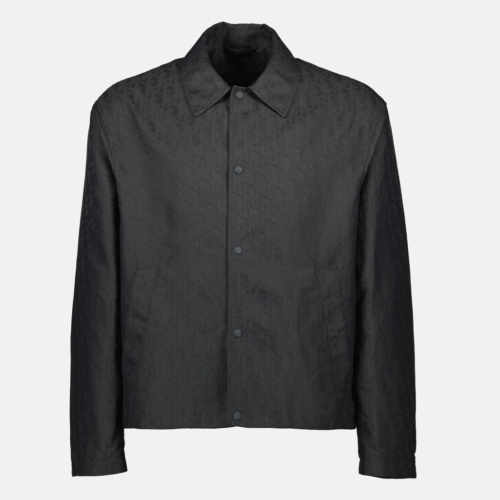 Imagen del Blouson Dior Oblique de la marca Dior para Hombre - Temporada Otoño-Invierno 2025 - Vista Frontal