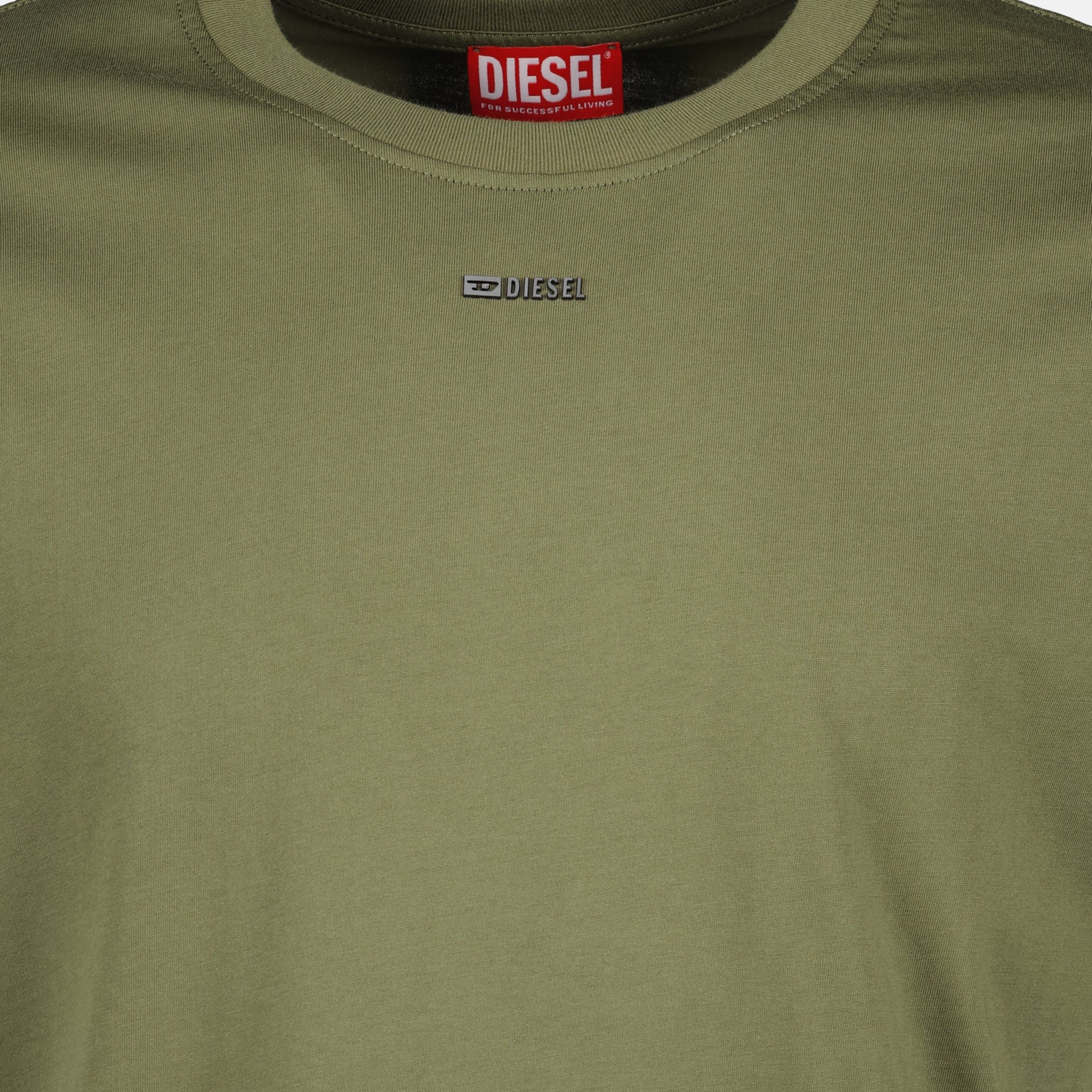 T-shirts T-Shirt T-Adjust-V khaki grün Diesel Kaki Homme