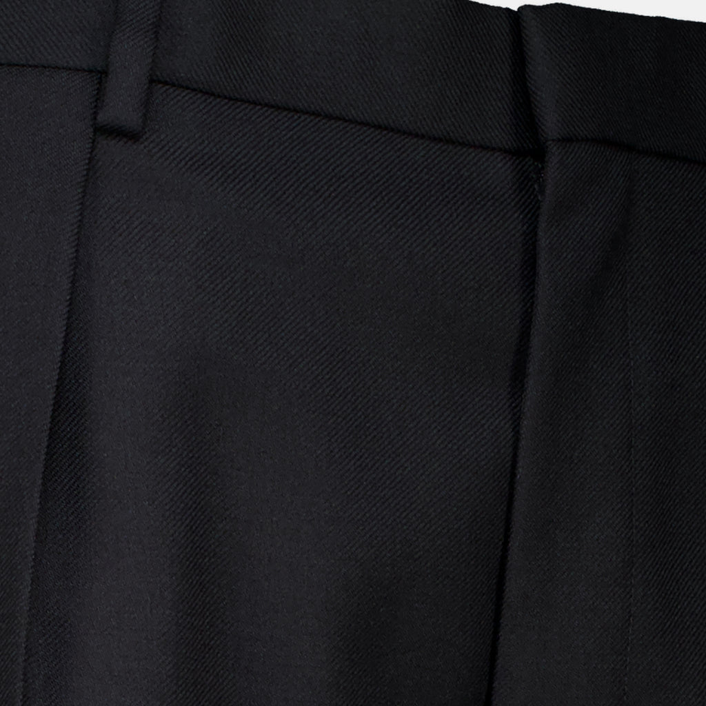 Shorts Schwarze Wollshorts in taillierter Passform Dior Noir Homme