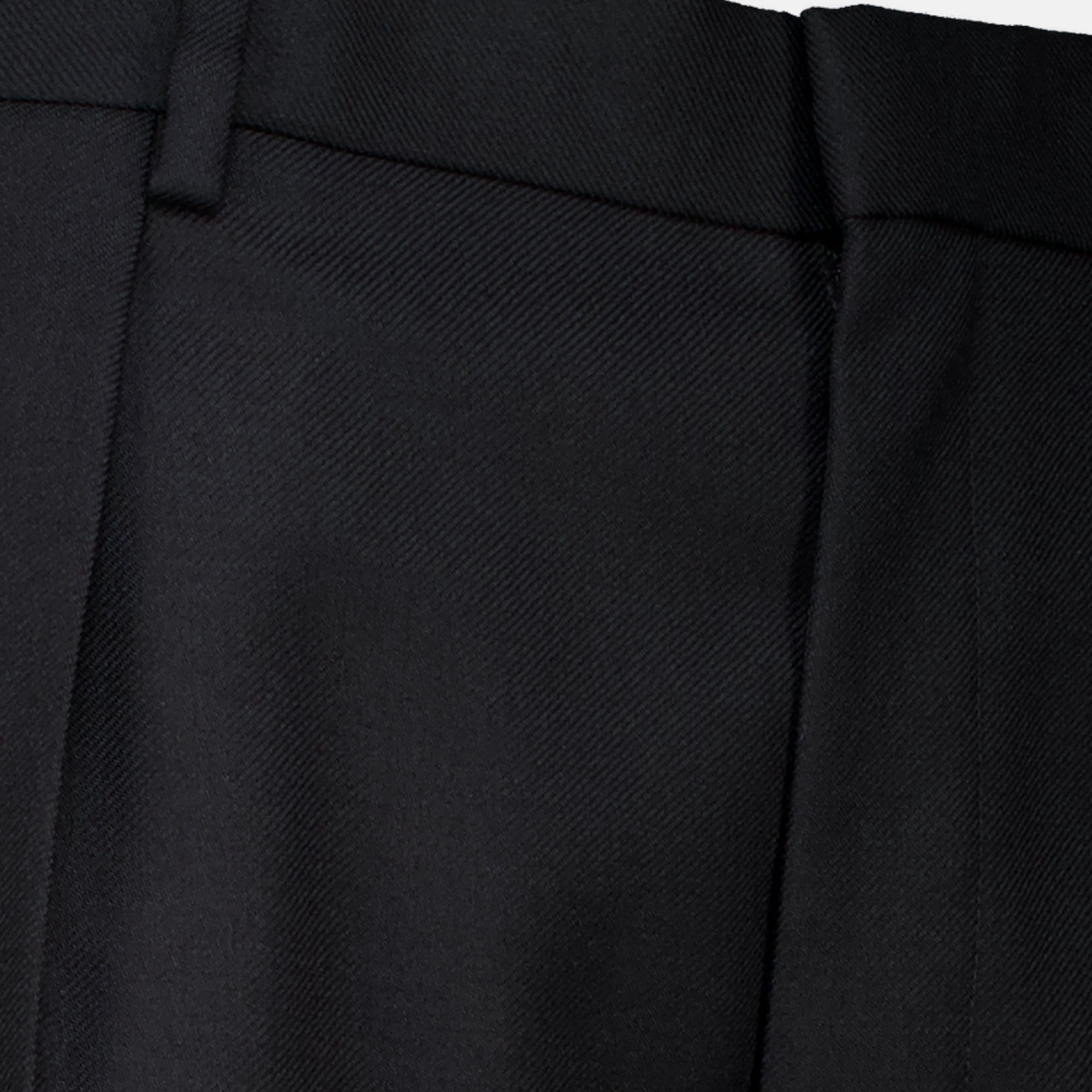 Shorts Schwarze Wollshorts in taillierter Passform Dior Noir Homme
