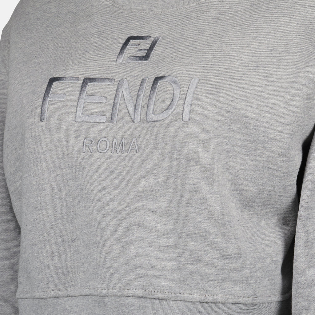 Sweatshirts Sweatshirt Fendi Fendi Gris Femme
