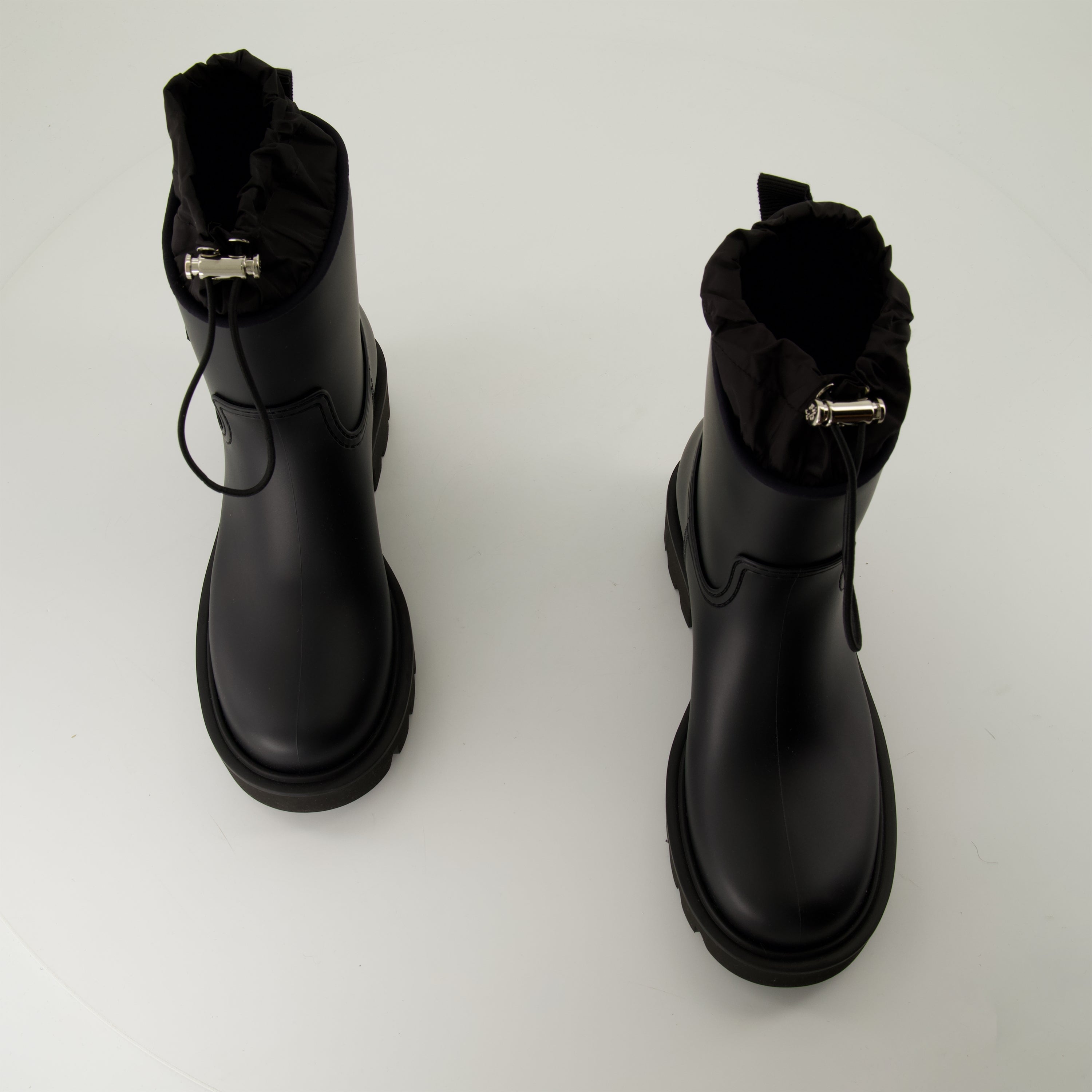 Stiefeletten Mini Bottes Kickstream de pluie Moncler Schwarz Femme