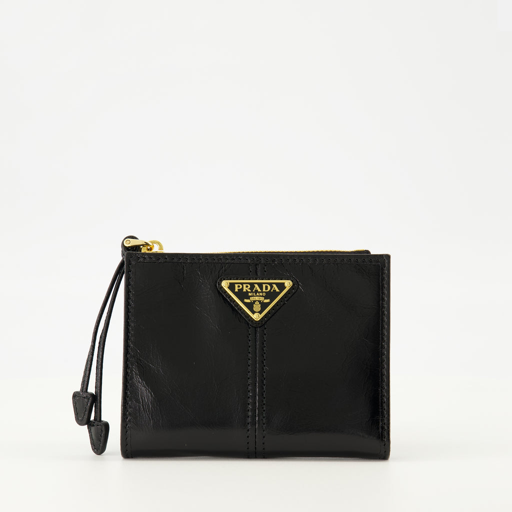 Imagen de los monederos de cuero de la marca Prada para mujer - Otoño-Invierno 2025 - Vista frontal