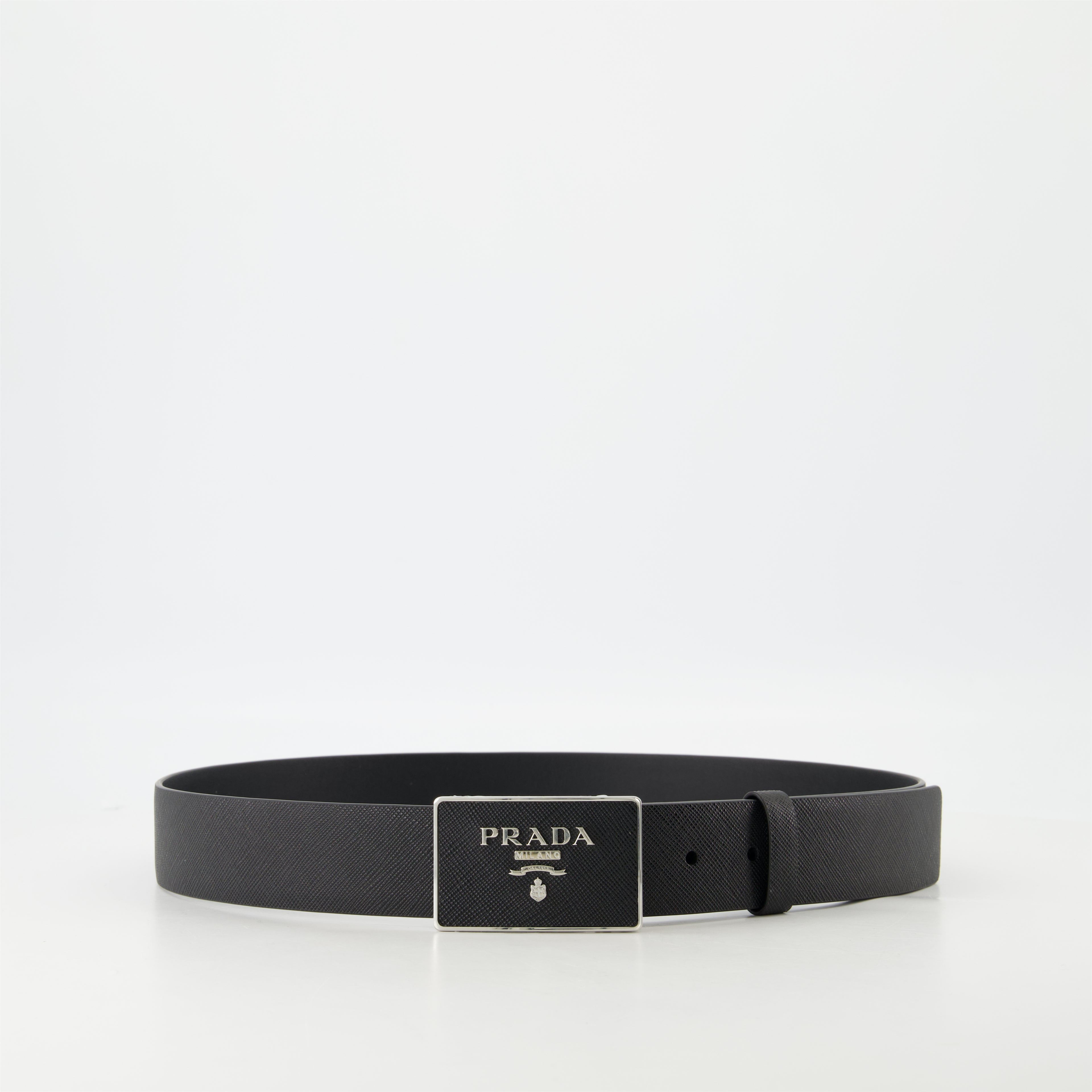 Saffiano Leather Belt