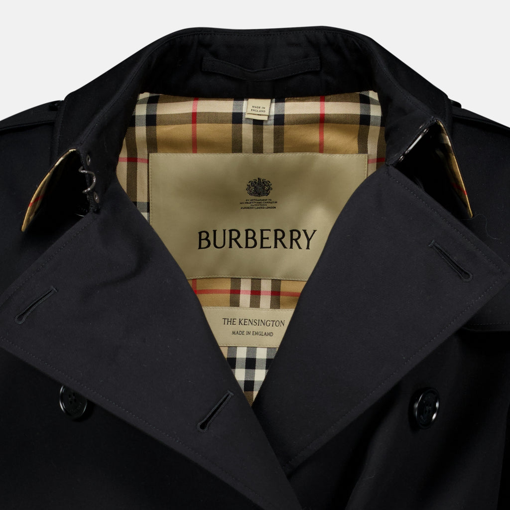 Manteaux Heritage Long Black Trench Burberry Noir Femme