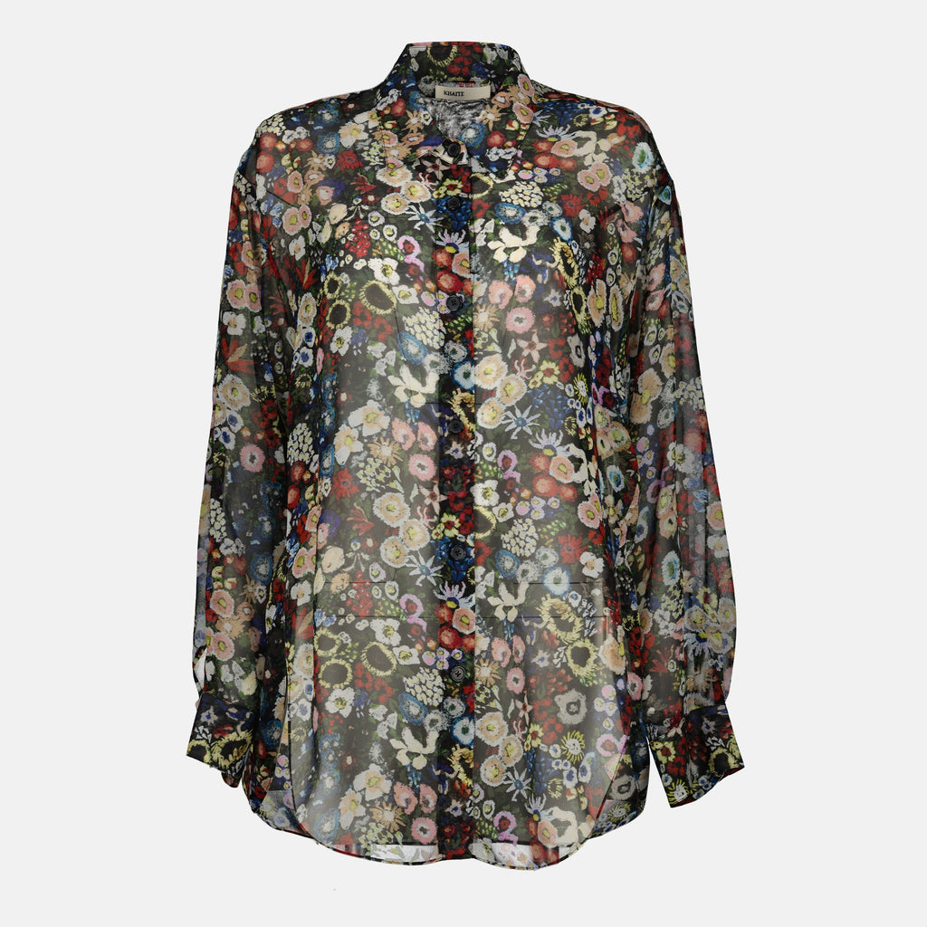 Chemises ゴヤ プリントシャツ Khaite Multicolore Femme