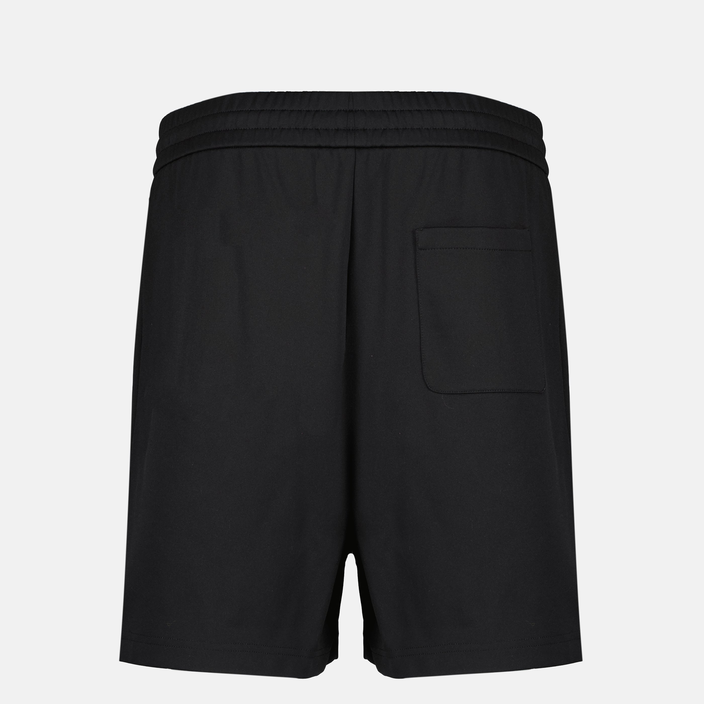 Pantalons Short en coton noir Fendi Noir Homme