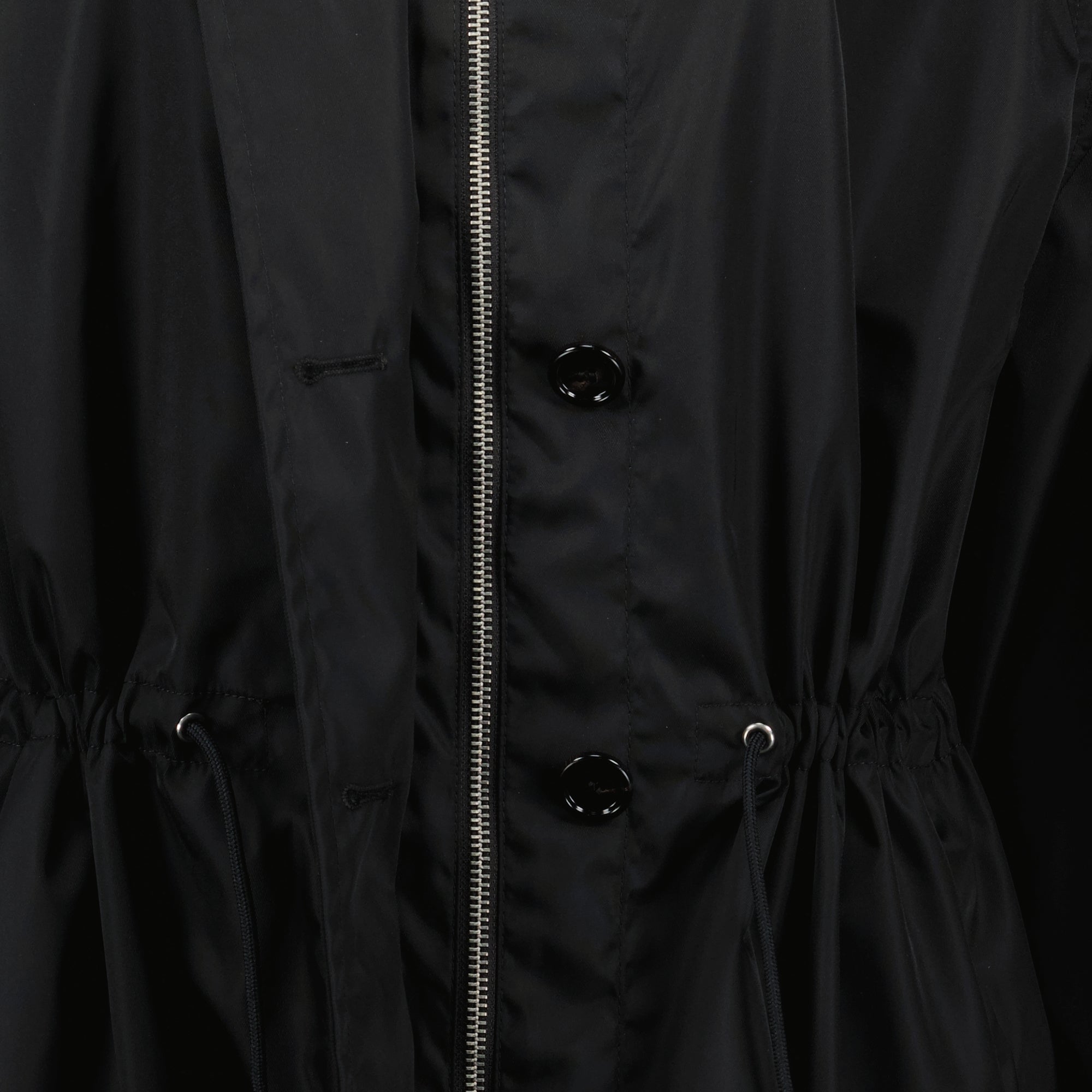 Manteaux Parka imperméable Prada Noir Femme