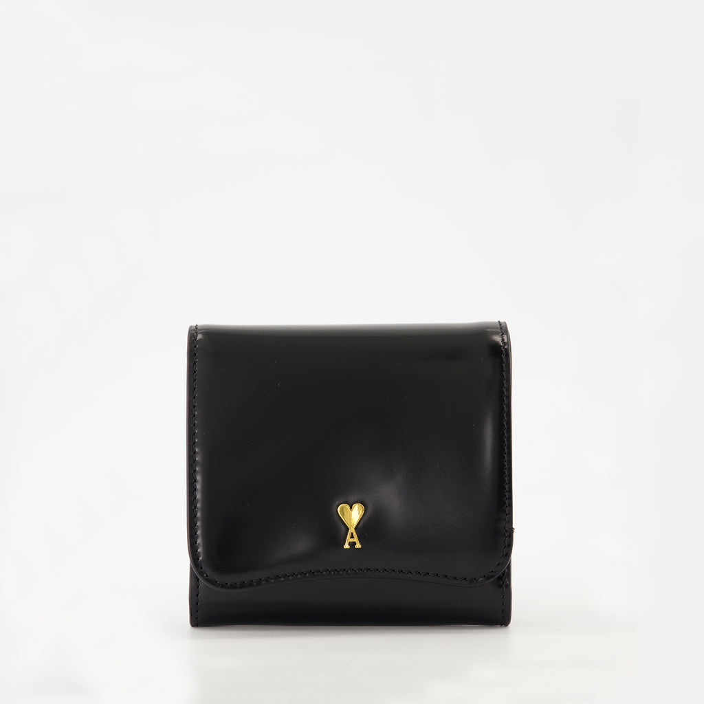 Image of the Ami PARIS brand Paris Paris Wallet for Unisex - Fall-Winter 2025 - Front View