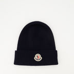 Imagen del Gorro de Lana de Moncler para Hombre - Temporada Otoño-Invierno 2025 - Vista Frontal
