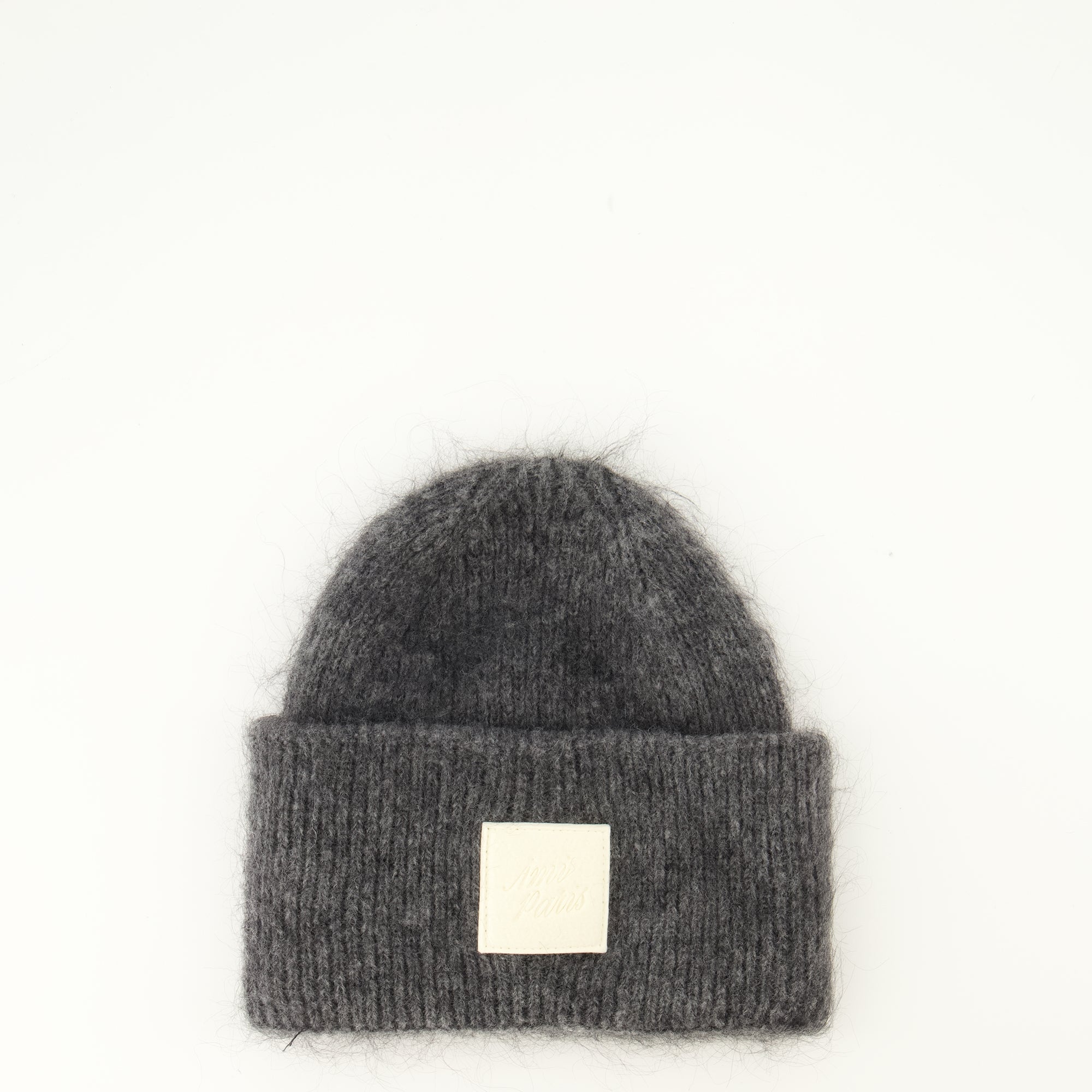 Chapeaux, casquettes et bonnets Grau Mohair Beanie Ami PARIS Gris Unisexe