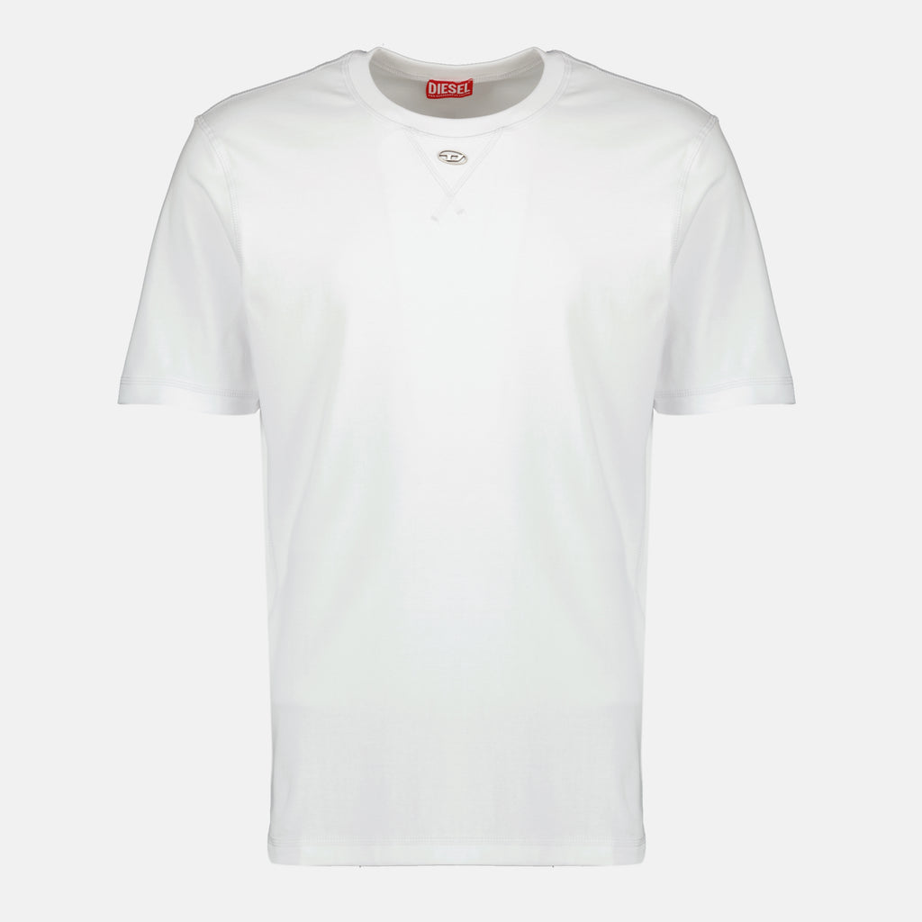 T-shirts Weißes T-Madjust-TR T-Shirt Diesel Blanc Homme