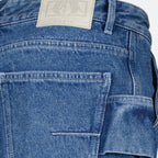 Shorts Pantalones Cortos de Den Denim Carpenter Dior Azul Homme