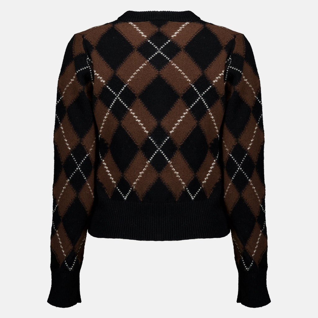 Maille Cardigan en laine marron Ami PARIS Marron Femme