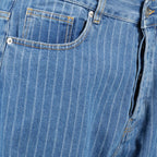 Hosen Jeans baggy à rayures Drole De Monsieur Blau Homme