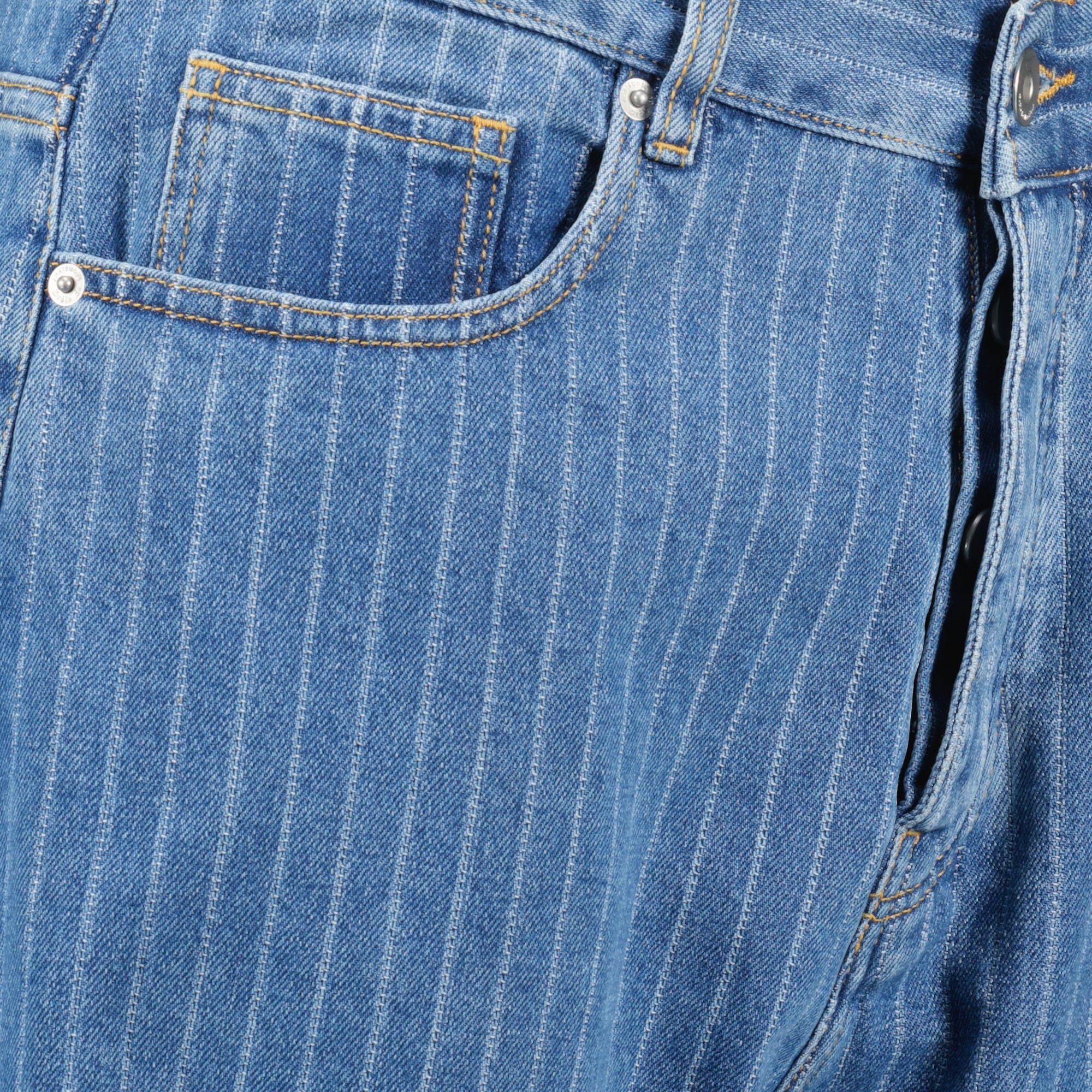 Hosen Jeans baggy à rayures Drole De Monsieur Blau Homme