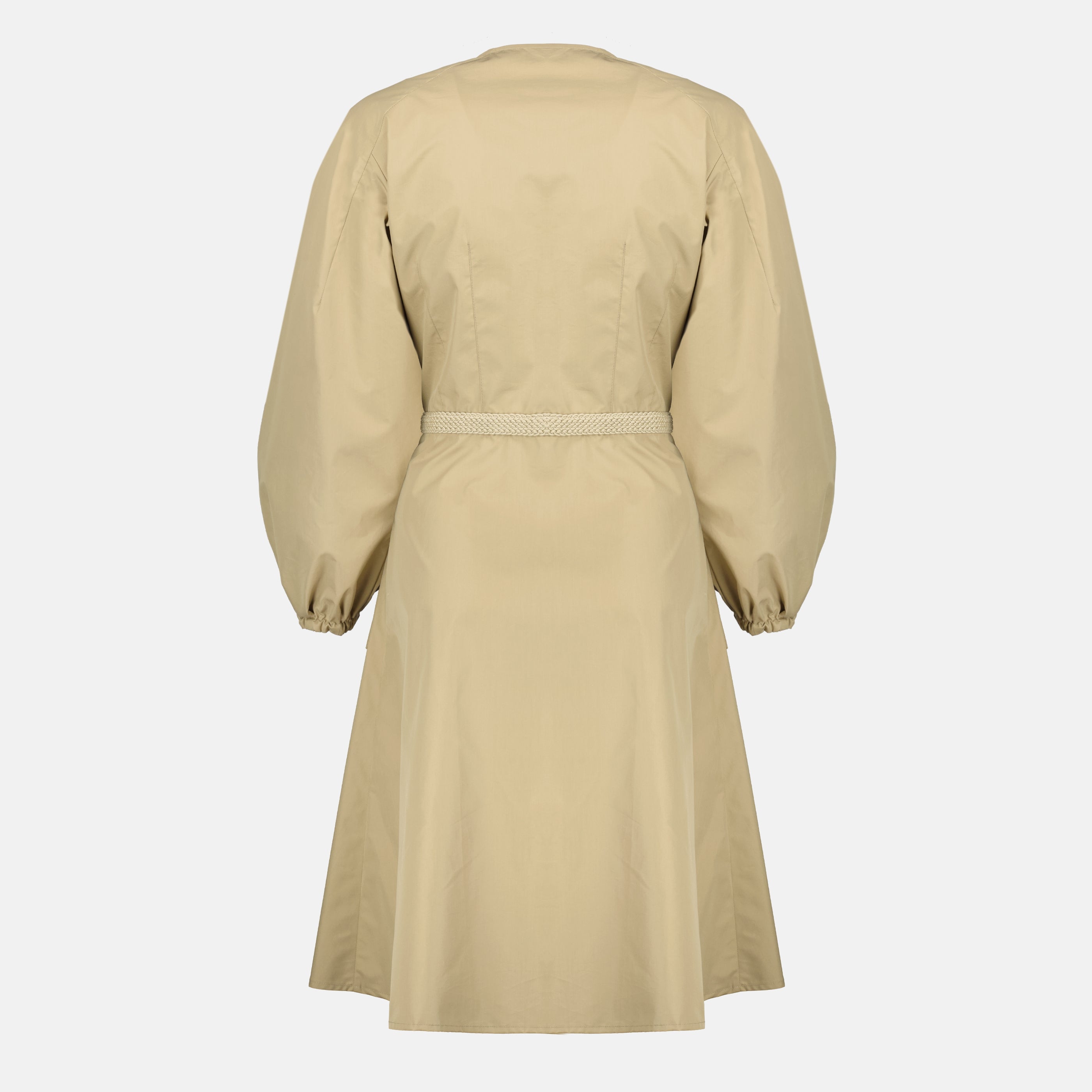 Robes Robe en popeline beige Moncler Beige Femme