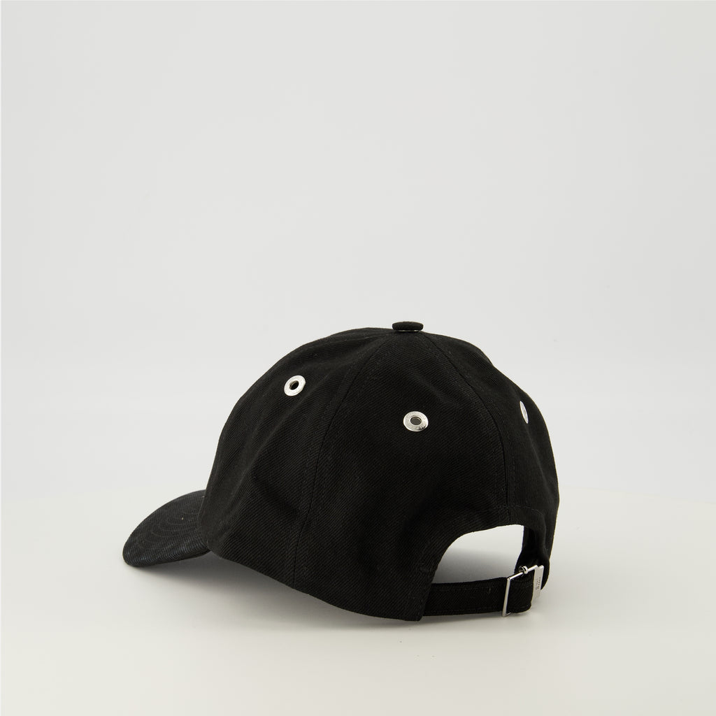 Image of the item Black logo cap Ami Paris by the brand Ami PARIS for Unisex - Spring-Summer 2026 - Detailed View_2