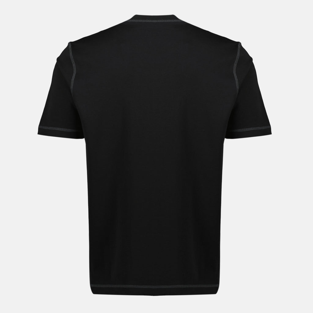 Imagen de la camiseta T-Madjust negra de Diesel para hombre - Temporada Primavera-Verano 2026 - Vista Trasera