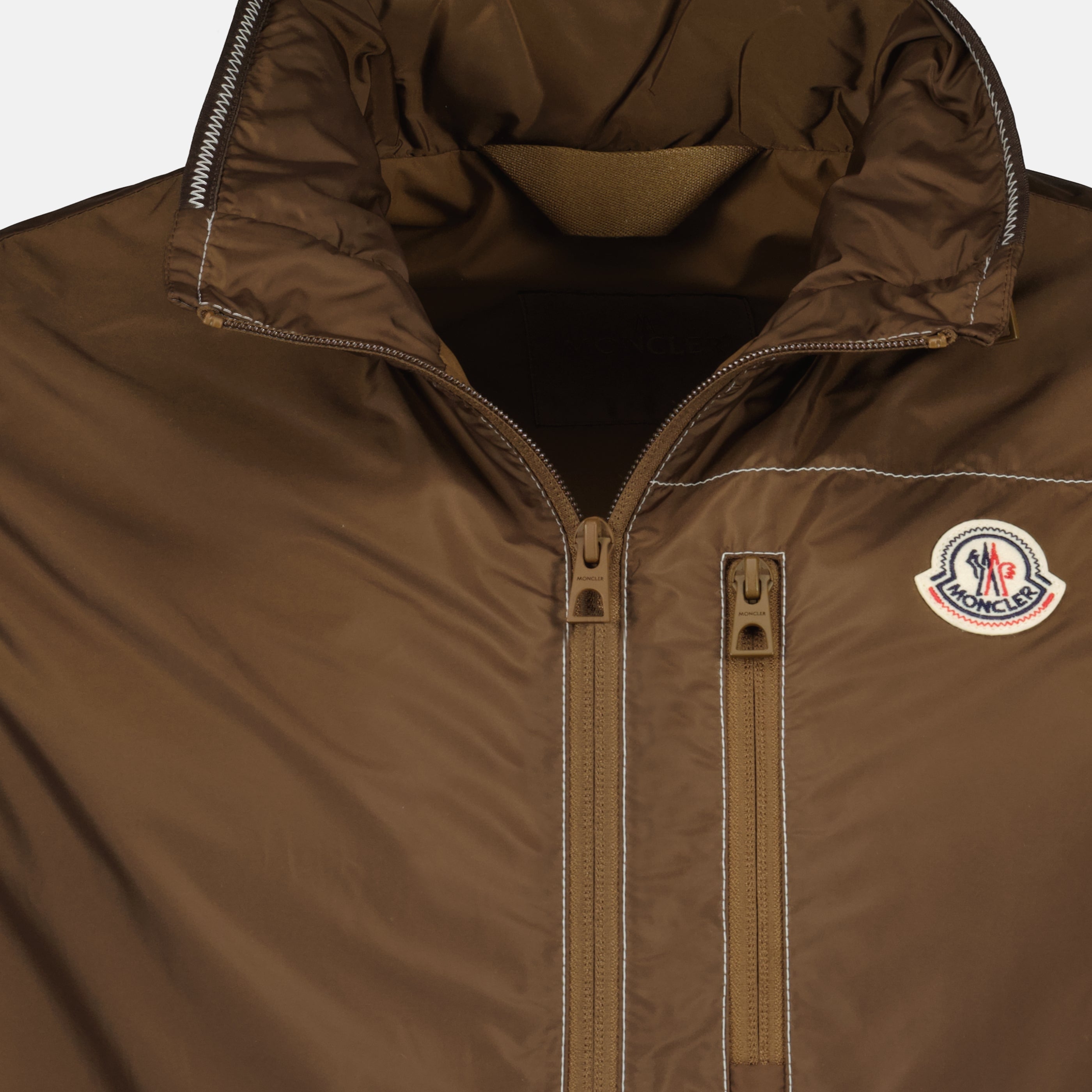 Vestes Gilet imperméable Ansiei marron Moncler Marron Homme