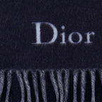Image de l'article Écharpe en laine double face bleu et marine de la marque Dior pour Homme - Saison Printemps-Été 2026 - Vue détaillée_2