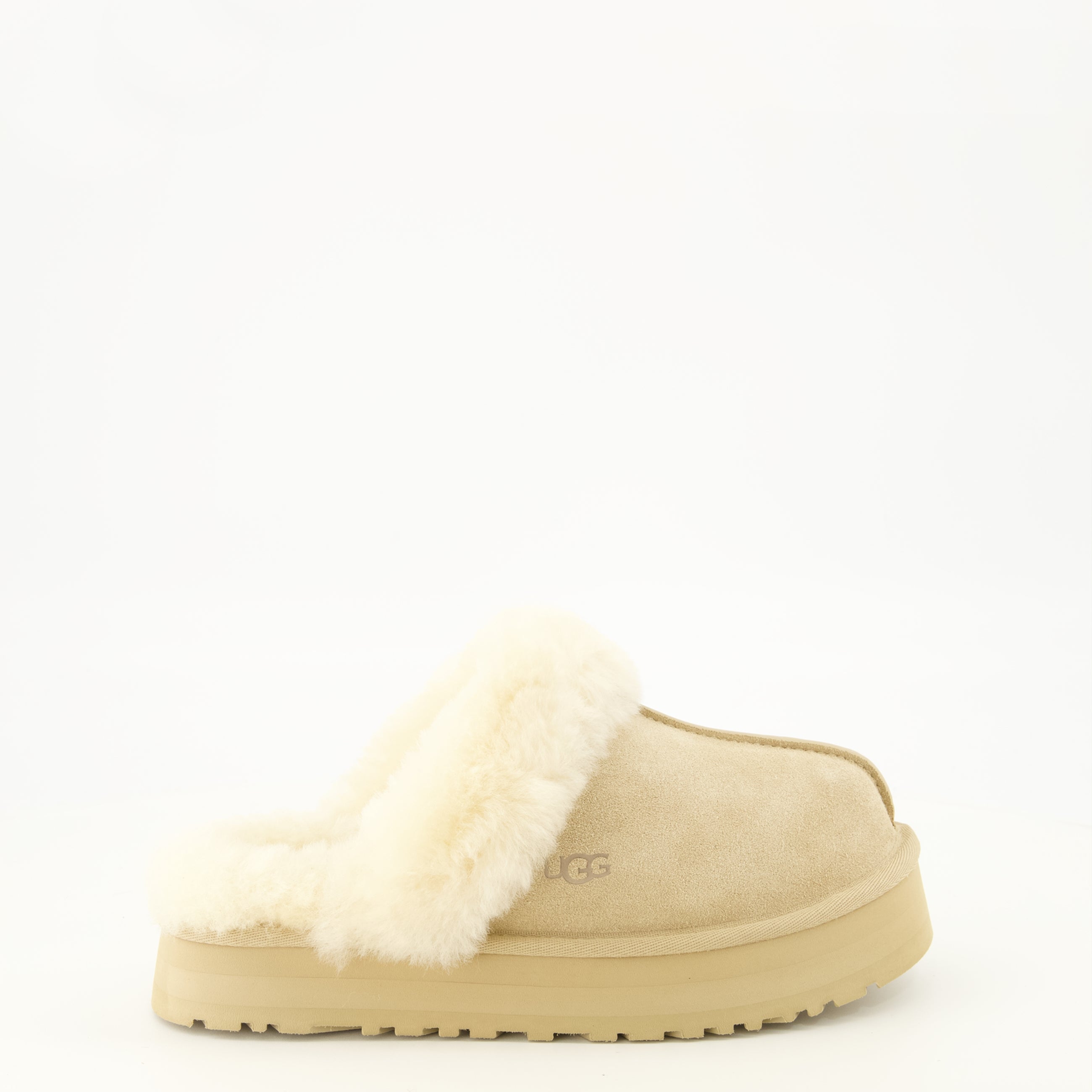 Chaussures ouvertes Mules Disquette Beijes Ugg Beige Femme