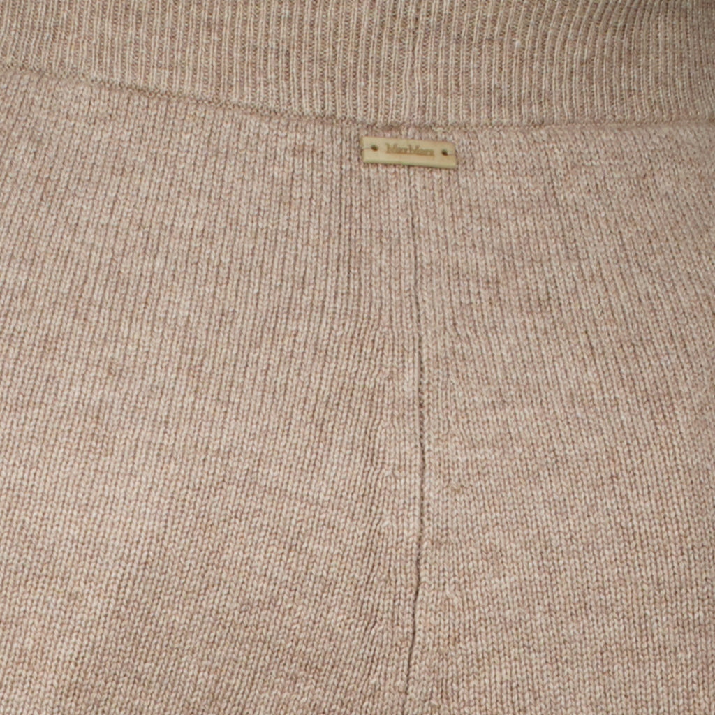 Pantalons Pantalon large en cachemire Max Mara Beige Femme