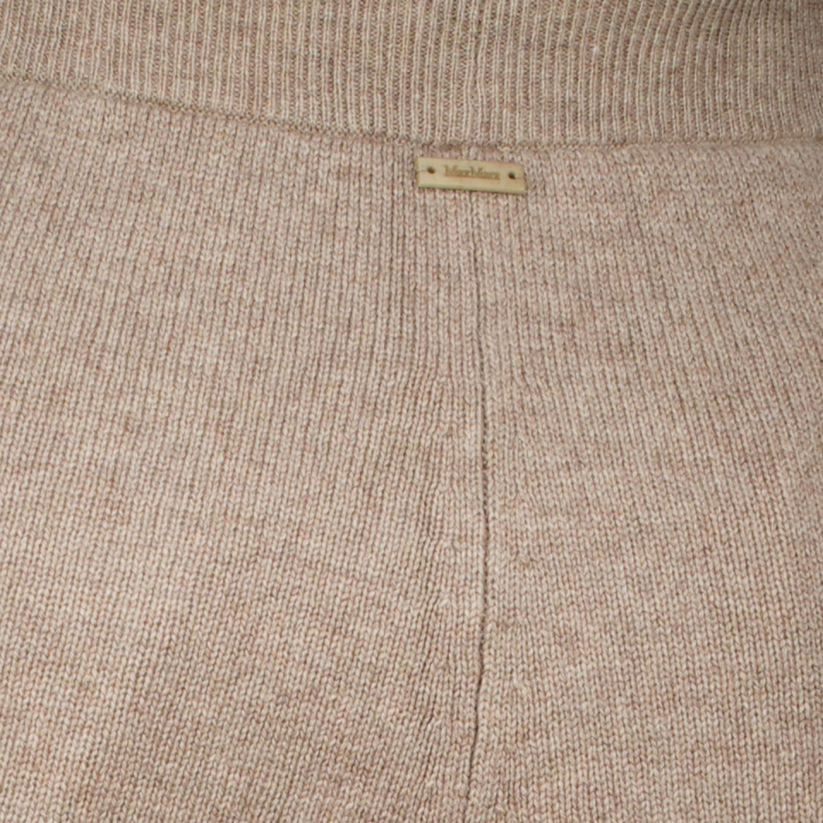 Pantalons Pantalon large en cachemire Max Mara Beige Femme