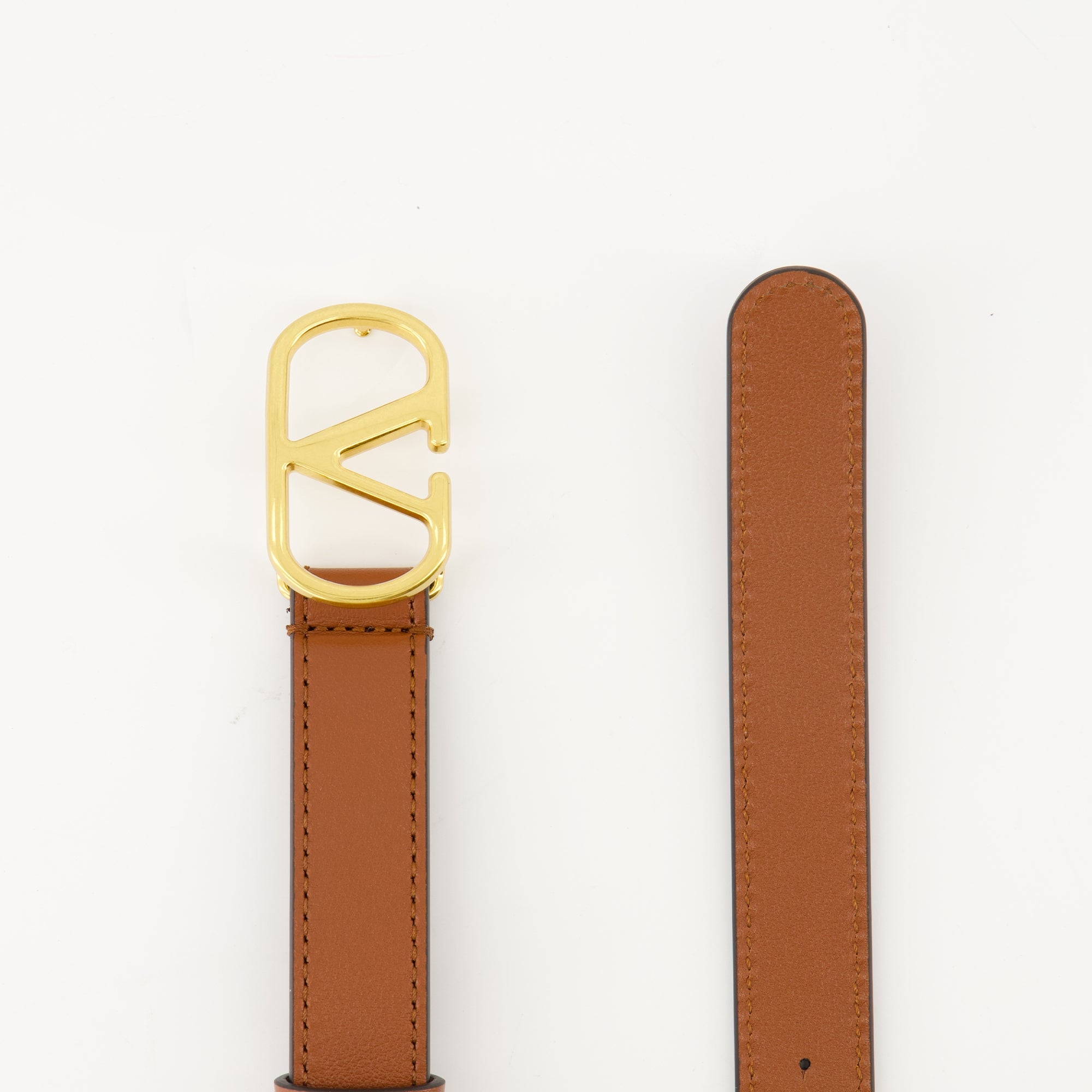 Ceintures VLogo Belt Valentino Garavani Marron Femme