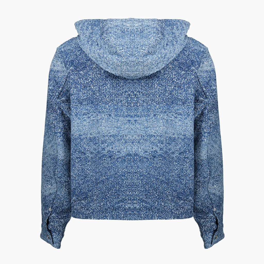 Immagine della Felpa con Cappuccio Blu della marca Dior per Uomo - Stagione Autunno-Inverno 2025 - Vista Posteriore