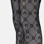 Image de l'article Collants monogramme en mesh de la marque Marine Serre pour Femme - Saison Automne-Hiver 2025 - Vue détaillée_1