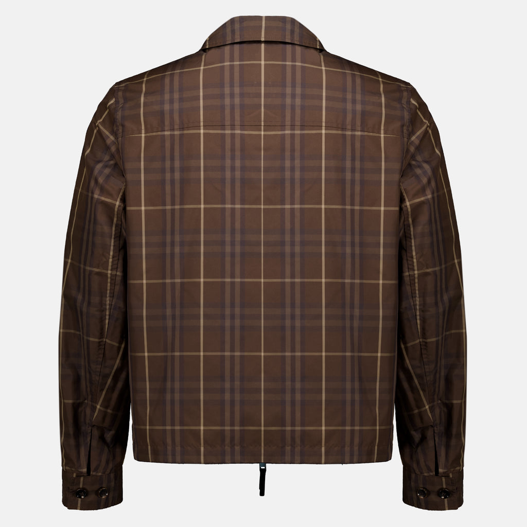 Vestes Giacca Bloomsbury Reversibile Burberry Marron Homme
