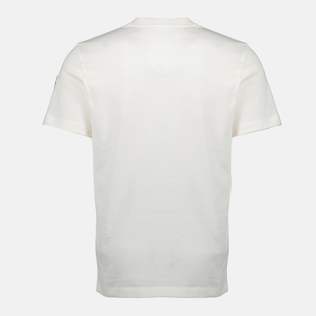 Image of the item Moncler Men's Tricolor Logo T-shirt - Autumn-Winter 2025 - Detailed View_2