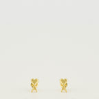 Imagen del artículo Pendientes de corazón dorado Ami de la marca Ami PARIS para mujer - Temporada Primavera-Verano 2026 - Vista Frontal