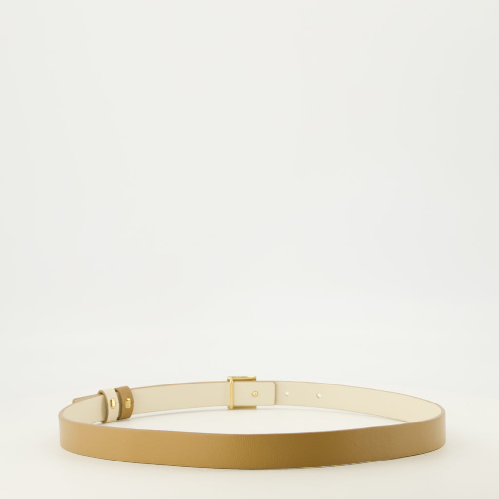 Ceintures Reversible FF Belt Fendi Marron Femme