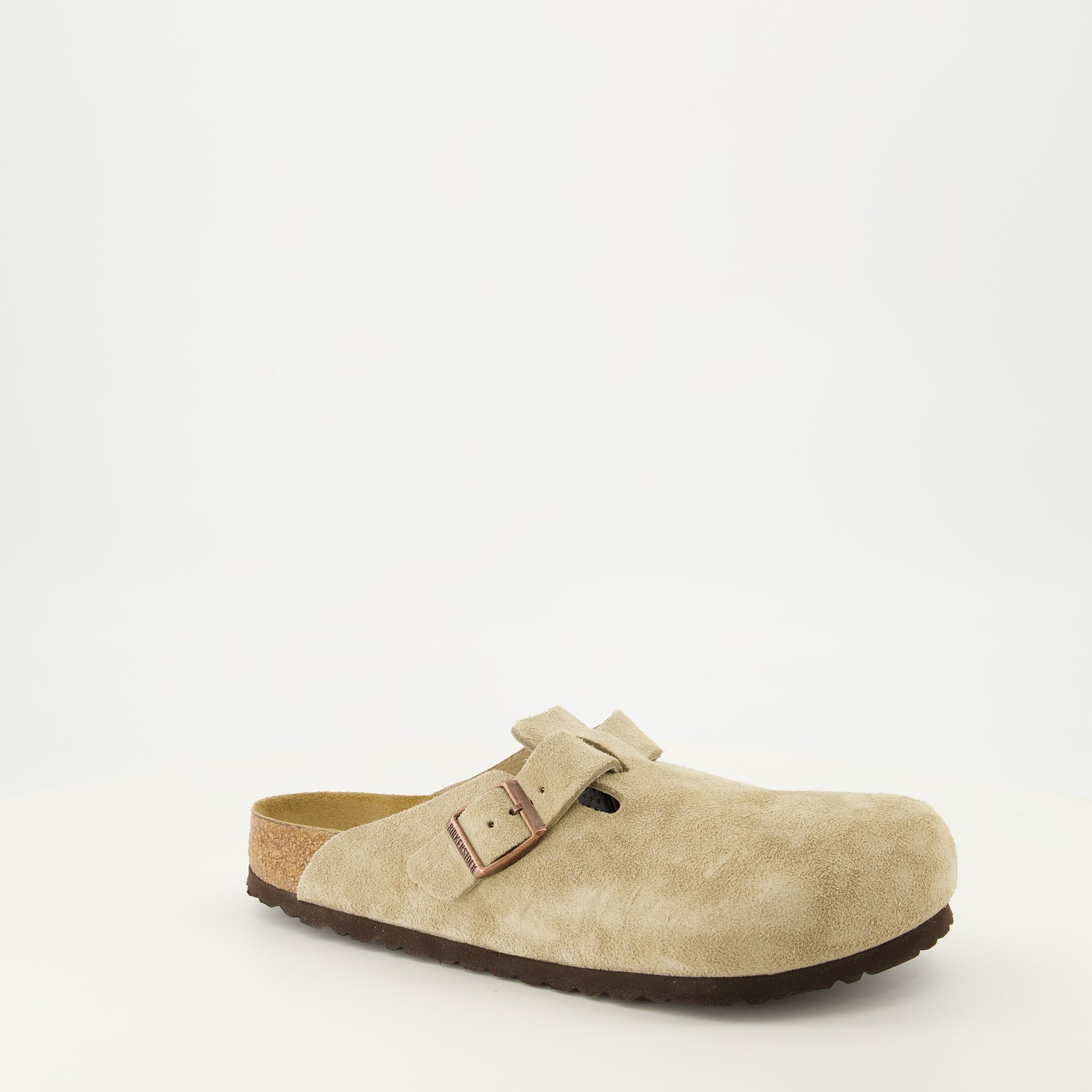 Chaussures ouvertes 베이지 보스턴 뮬 Birkenstock Beige Unisexe