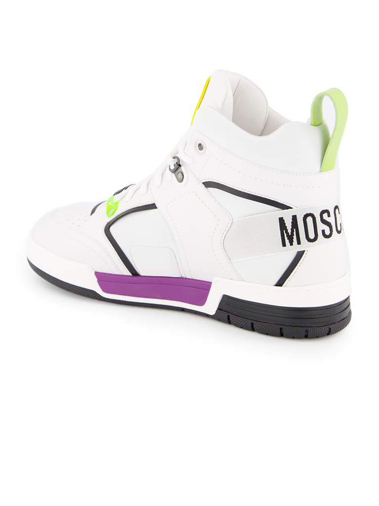 Baskets MB15604G0EG41 10a  mix bianco Moschino Multicolore Homme