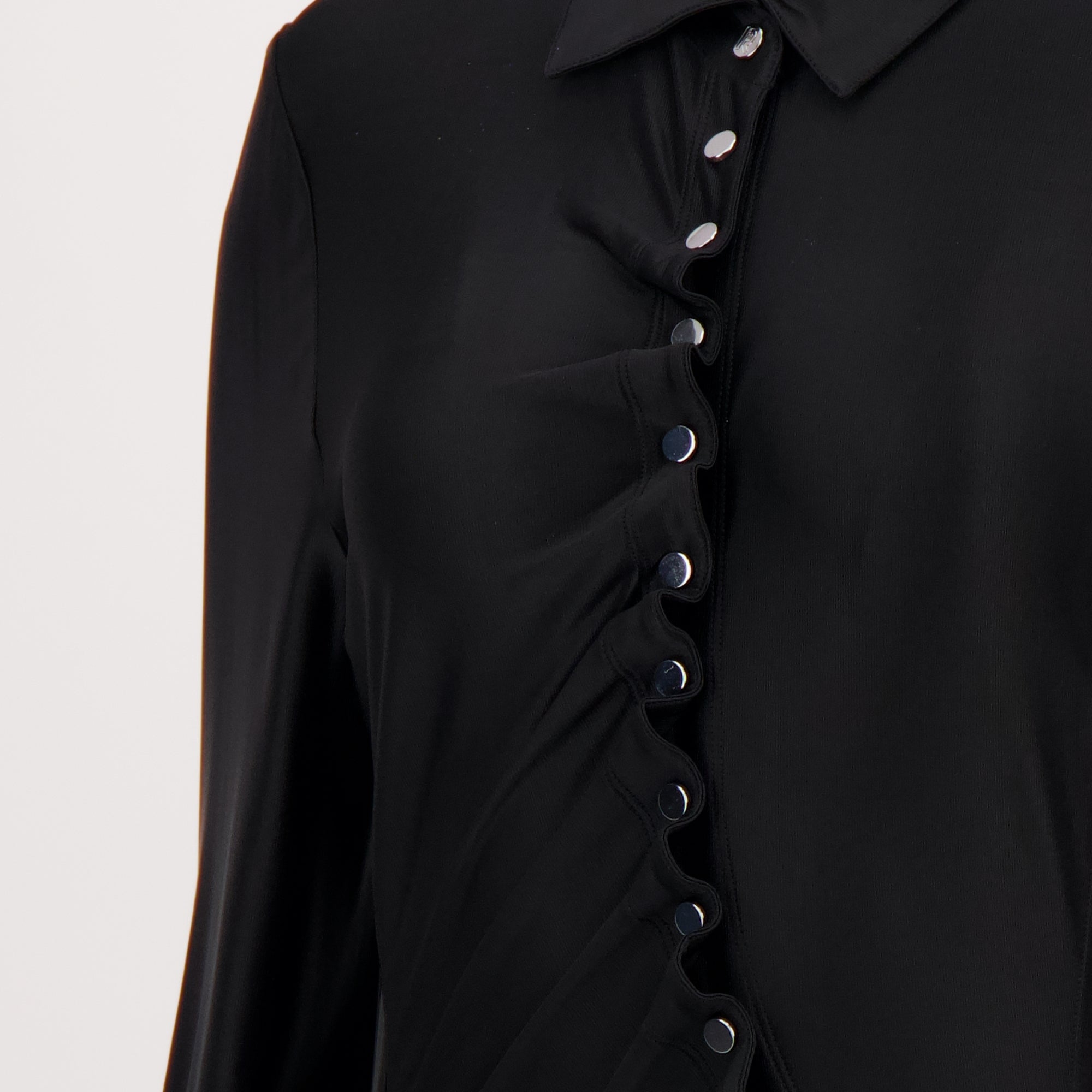 Robes Vestido Longo Preto Drapeado Rabanne Noir Femme