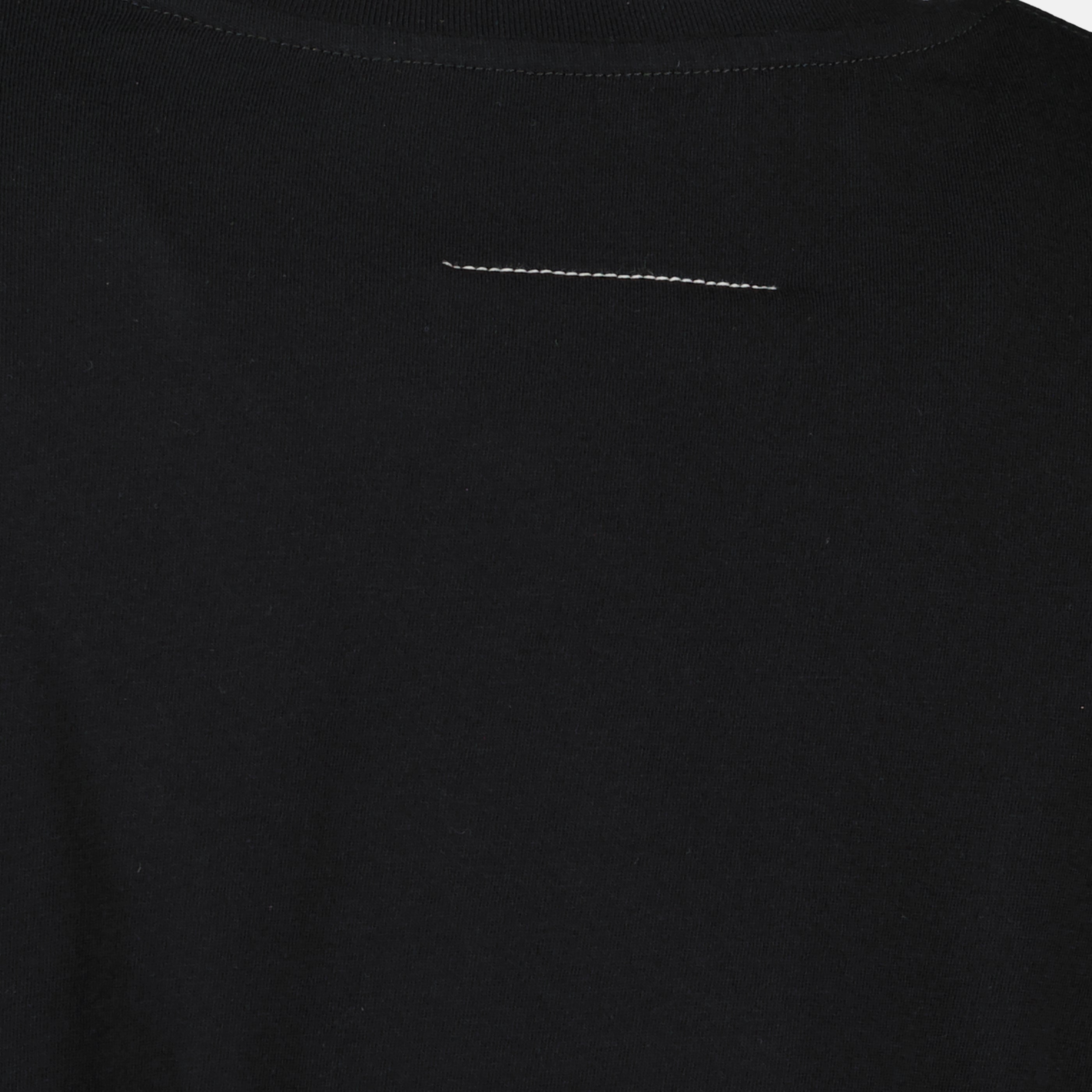 T-shirts T-shirt signature noir en coton Mm6 Noir Femme