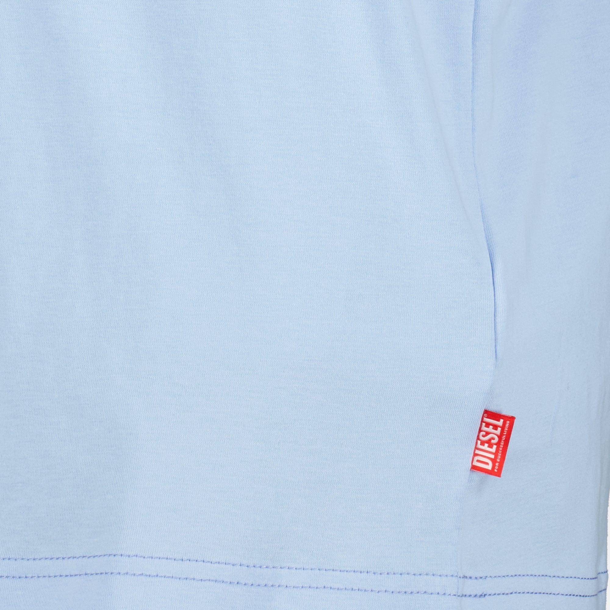 Image de l'article T-shirt T-Norm bleu en coton de la marque Diesel pour Homme - Saison Printemps-Été 2026 - Vue détaillée_2