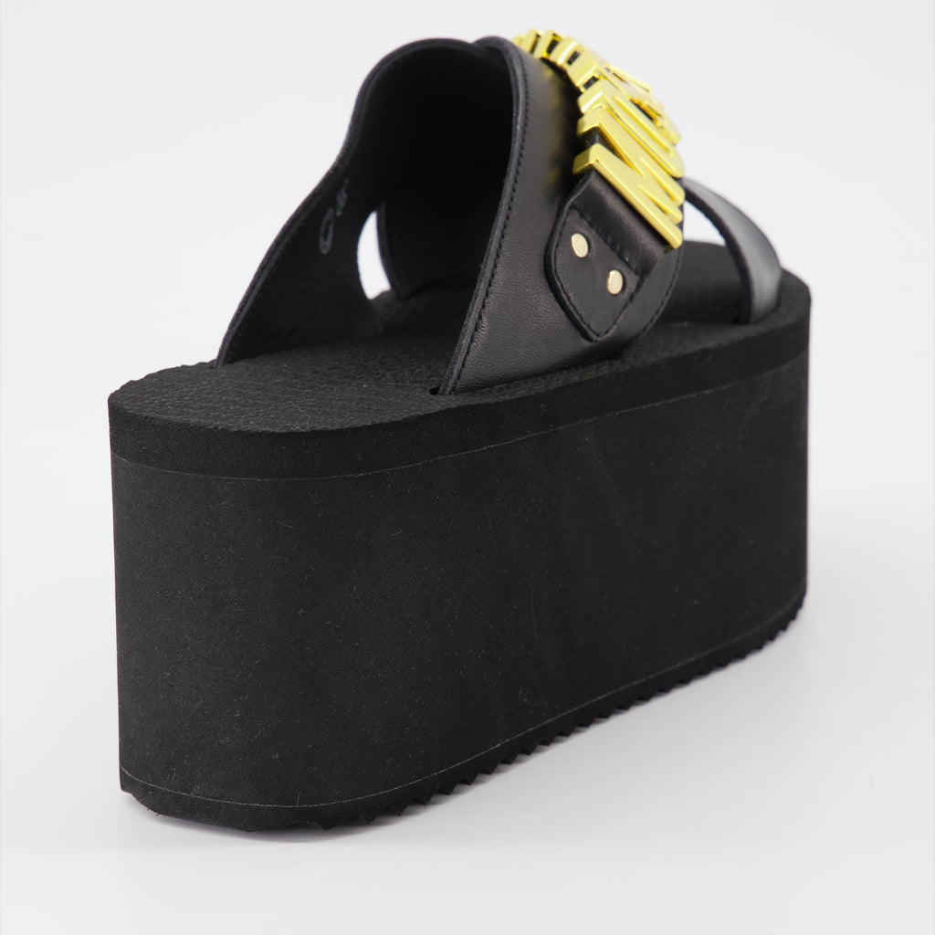 Plateauschuhe MA28118I1G MF0 000 nero Moschino Schwarz Femme