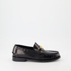 Loafer Mocassins Medusa '95 en cuir Versace Schwarz Homme